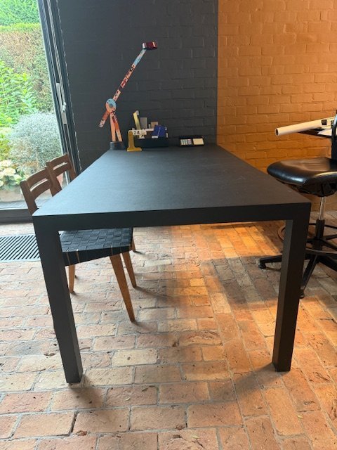 Table sur mesure en placage de chêne