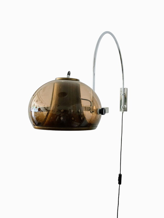 Image 1 of Vintage, Dijkstra verstelbare wandlamp, booglamp 