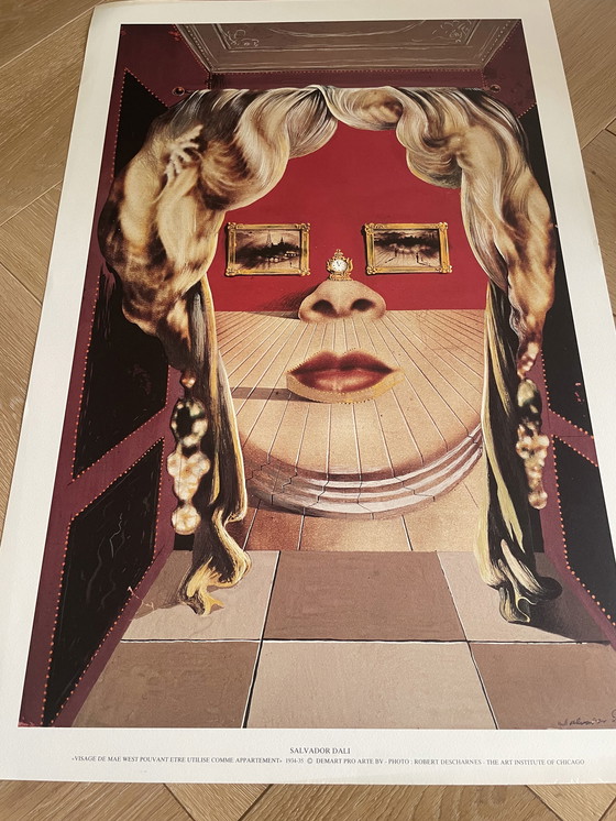 Image 1 of Salvador Dali, Visage de Mae West Pouvant Entre Utilise Comme Appartement, 1934-35, copyright Demart Pro Arte BV, The Art Instit