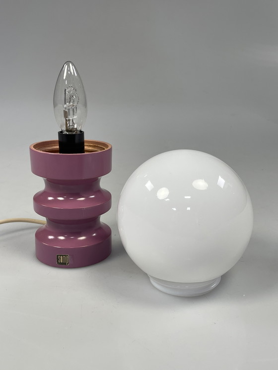 Image 1 of Lampe de table vintage, style âge de l'espace, Sompex Allemagne 1970