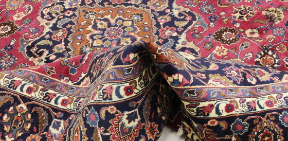 Image 1 of Original Perserteppich Keschan,Kashan Rot 323 x 250 cm Top Zustand Klassik Alt