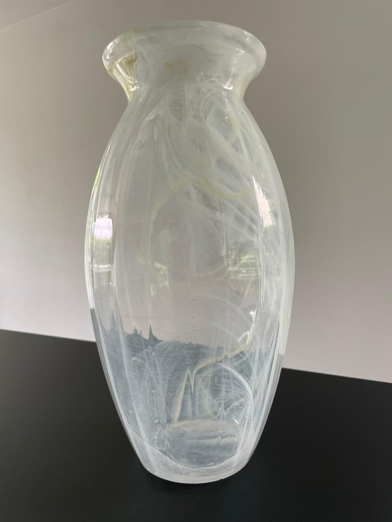 Image 1 of Unique semi-transparent vase, 30 cm high