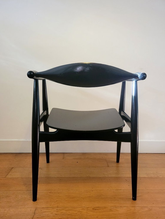Image 1 of Sedia vintage CH35 di Hans J. Wegner per Carl Hansen 1959