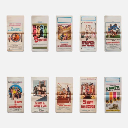 10 x Italiaanse Posters / Vintage Filmposters