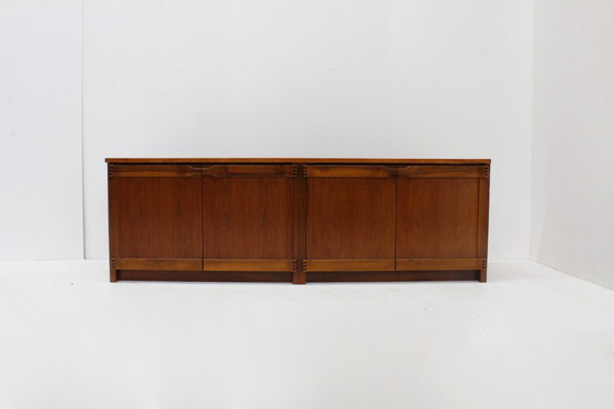 Image 1 of Vintage walnut sideboard by Franz Xaver Sproll, 1960s Switzerland