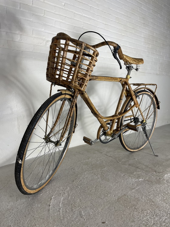 Image 1 of Vélo en bambou vintage rétro