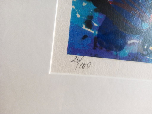 Original numbered silkscreen print by Theo Koster