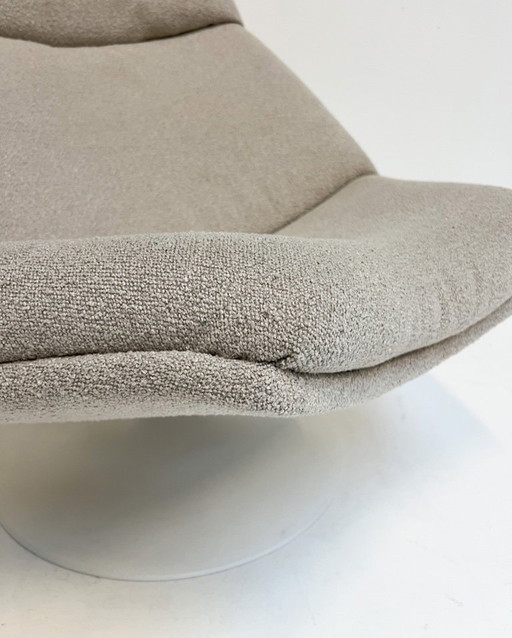 Sillón Artifort F510 color crema de Geoffrey Harcourt, década de 1970