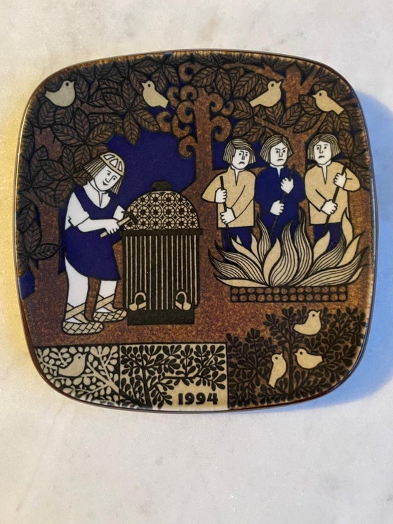 Image 1 of Arabia Kalevala Wall Plates Finlandia 1977-1999