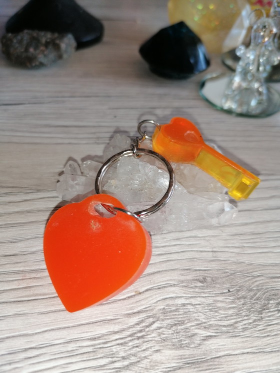 Resina epossidica, ciondolo "fatto in casa" (chiave e cuore) – selfmade, Oggetti decorativi, Metal, Plastic (photo 6 of 6)