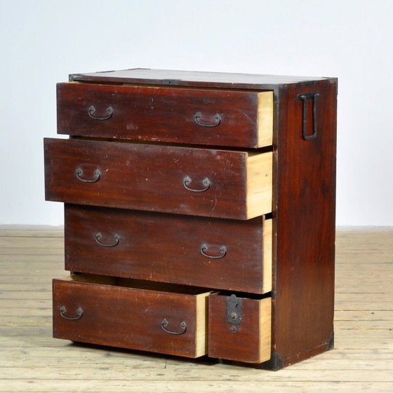 Cassettiera giapponese Tansu, circa 1890 – Cassettiere, Iron, Wood (photo 4 of 14)