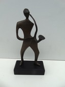Bronzen Beeldje Saxofonist