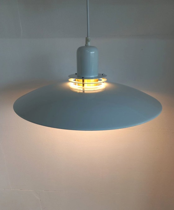 Image 1 of Plafonnier scandinave en métal, lampe en forme de bol/lampe annulaire, années 70/80