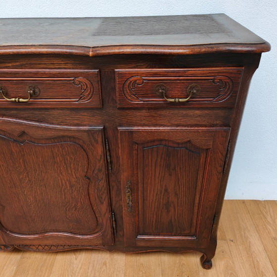 Image 1 of Vintage Louis XV wandkast buffetkast dressoir ladekast