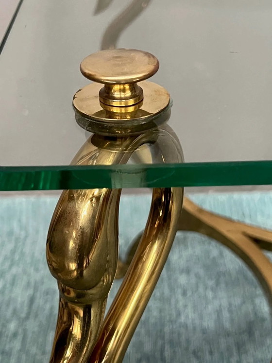 Tavolino da caffè in ottone massiccio – Maison Jansen, Tavolini da caffè, Brass (photo 7 of 9)