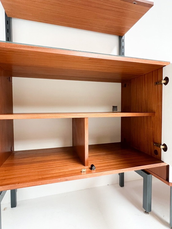 Image 1 of Sistema a parete vintage Simpla Lux a 2 pezzi, anni '60