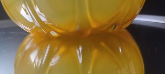 Image 1 of Large blown glass vase, artistic glassware from the 1970s.
