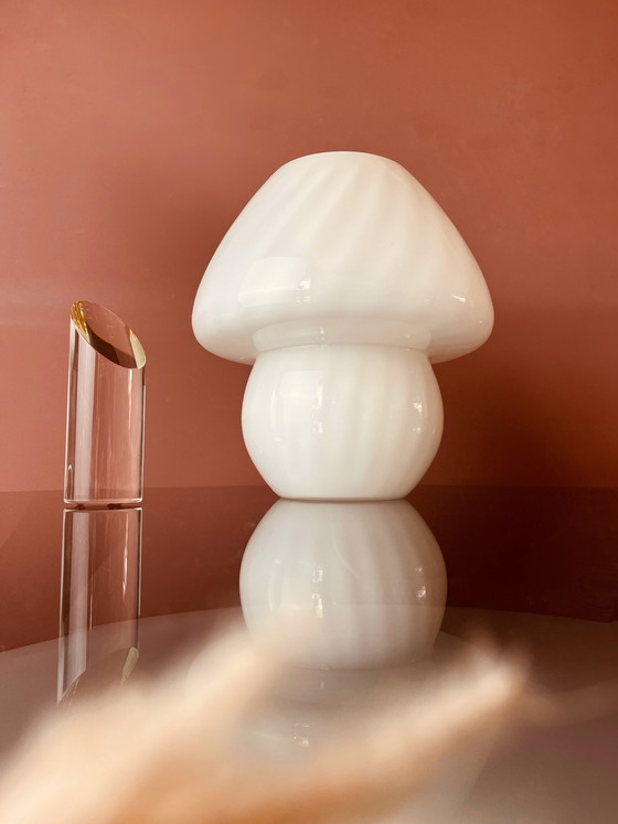 Image 1 of Lámpara de mesa con forma de hongo en espiral de Peill & Putzler