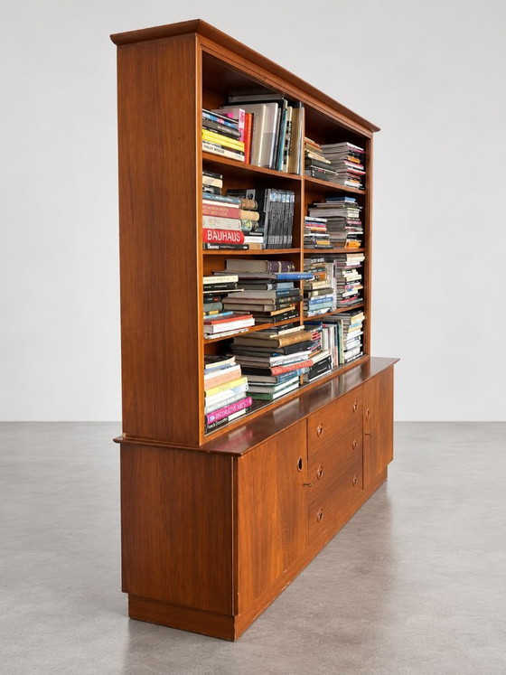 Libreria in legno a due pezzi, Mid-Century – Librerie (photo 5 of 5)