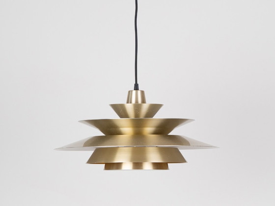 Vintage Swedish Pendant Lamp by Carl Thore, 1960s, Scandinavian Mid-Century – Granhaga, Aluminium (photo 2 of 14)