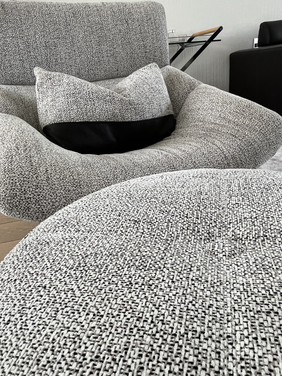 Image 1 of Artifort F510 + cojín y puf Minotti - retapizados