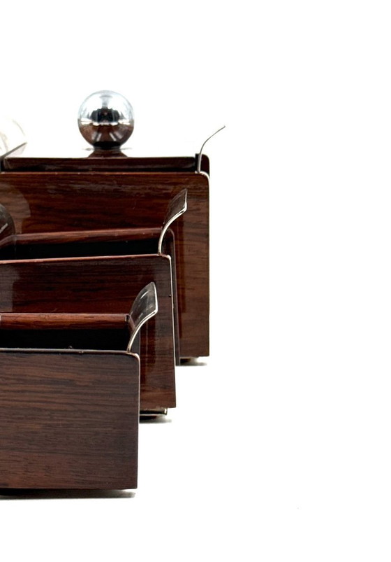 Image 1 of Set asbakken uit het midden van de 20e eeuw, Ico Parisi, Italië, jaren 60.