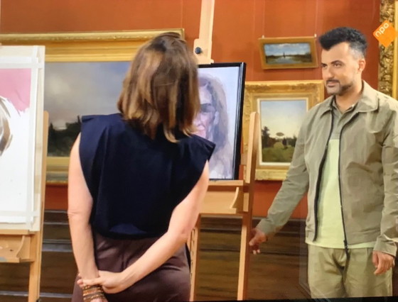 Image 1 of Schilderij Monic Hendrickx (Sterren op het doek)