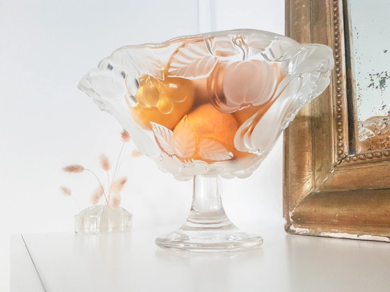 Fruttiera vintage in vetro stampato – Stoviglie (photo 7 of 10)