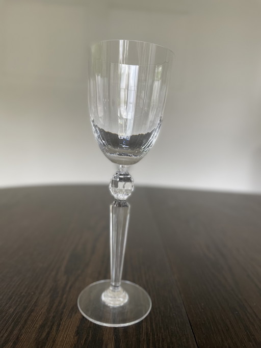 Ensemble de 6 Riedel Kongress montés sur glace (24,5 cm) avec couleur transparente et optique.