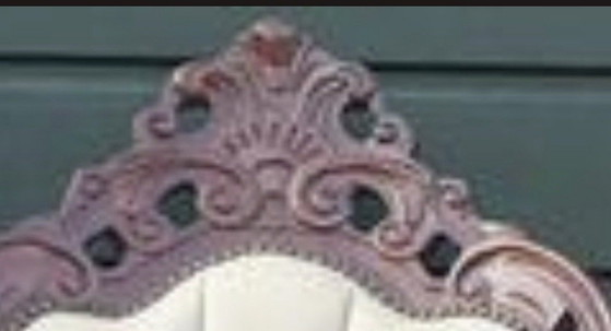 4 Baroque Dining Chairs Leather – Wood (photo 2 of 5)