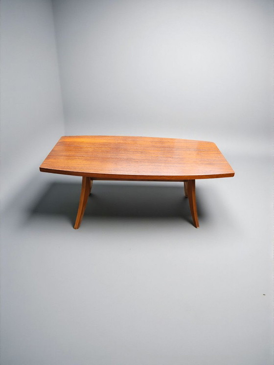 Image 1 of Table à manger design italienne en teck Tolomeo Ico Parisi 60e