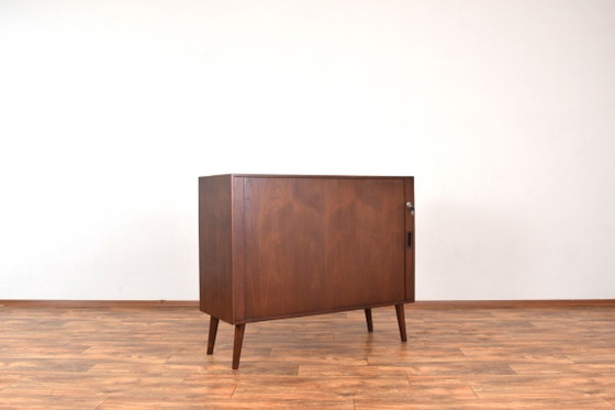 Image 1 of Mid-Century Danish Teak Tambour Doors Sideboard, 1960s