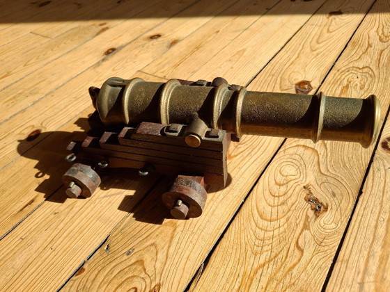 Riproduzione Grande Cannone in Bronzo 34 cm – Oggetti decorativi (photo 13 of 29)