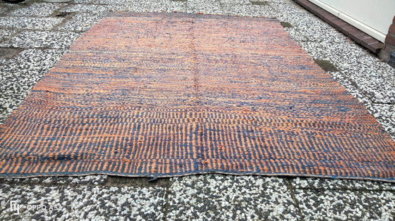 Image 1 of Hand-knotted Berber wool rug 200x104cm