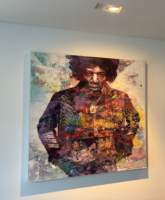 Image 1 of Karin Vermeer Jimi Hendrix Gemischte Medien