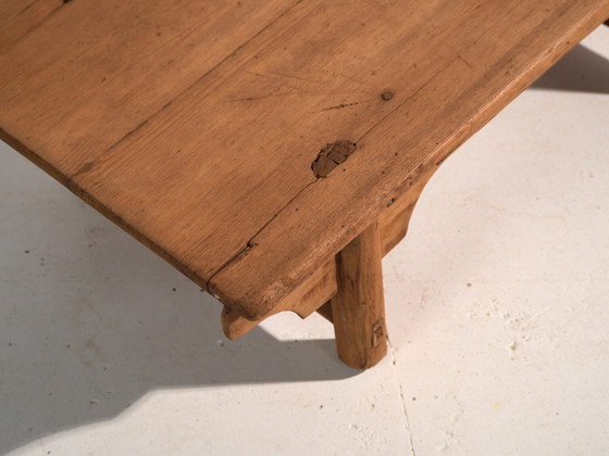 Antieke lage tafel van grenenhout – China, circa 1890 – Salontafels (photo 29 of 40)
