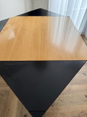 Ausziehbarer Designtisch TS 7002 „Wing“ – Peter Schreuder (Niederländischer Designtisch, Modell TS 7002 „Wing“) Hennie de Jong