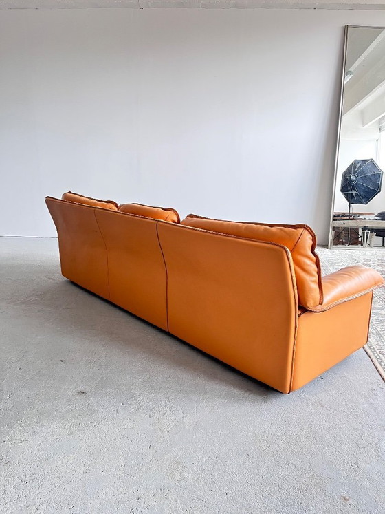Image 1 of Canapé italien en cuir, style milieu du siècle 1960