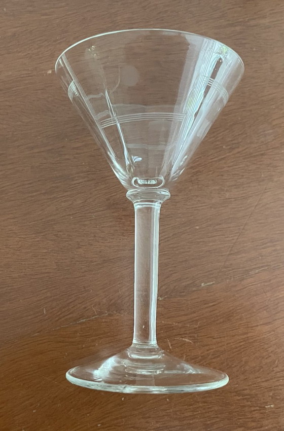 Due Bicchieri Art Déco in Cristallo per Liquore o Martini – Bicchieri e caraffe, Crystal (photo 5 of 7)