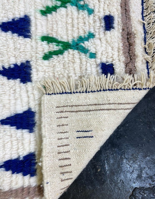 Mini Tapis Artisanal En Laine 100cmx200cm – vloerkleden en tapijten, Cotton (photo 2 of 7)