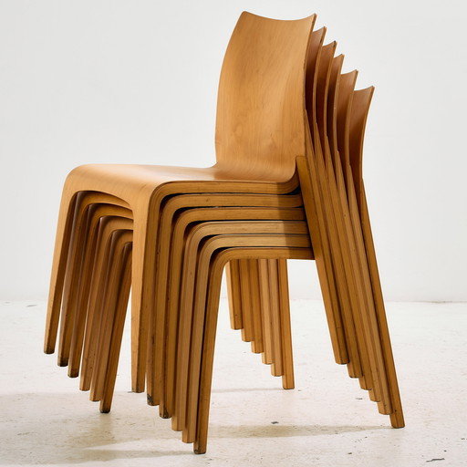 MK10891 Flow Chair by Jakob Berg, Set of 6