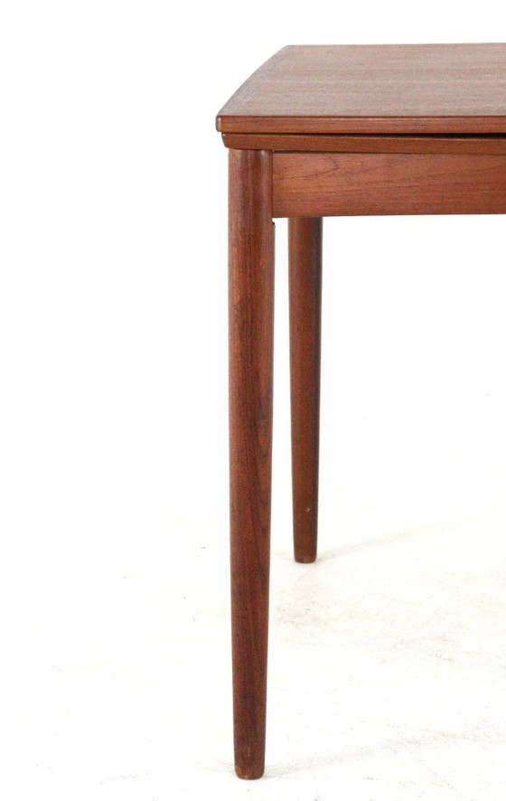 Image 1 of Compact Poul Hundevad for Hundevad & Co extendable dining table vintage