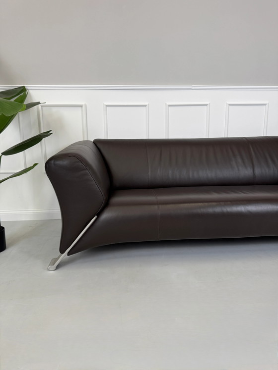 Image 1 of Rolf Benz 322 Leder Braun Sofá de diseño Sofá