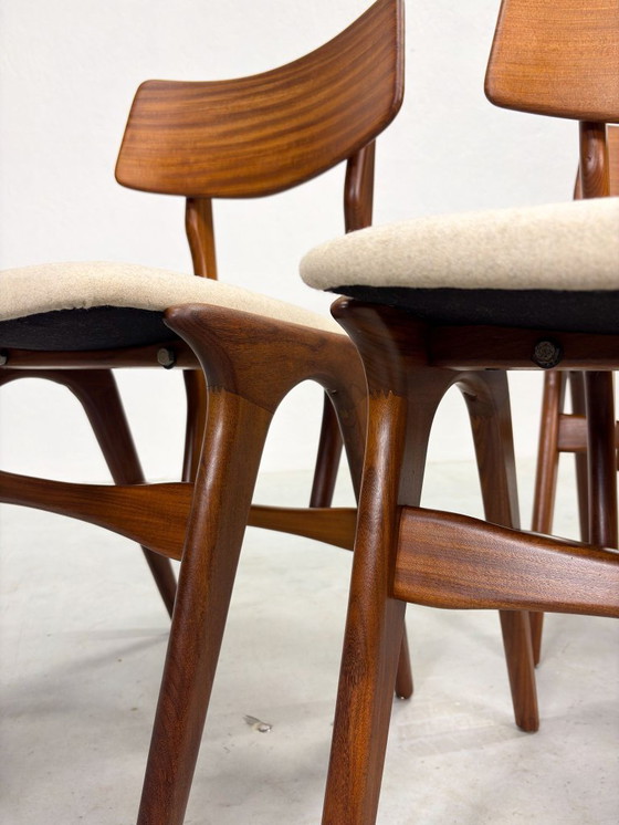 Image 1 of Set Mid-Century Eetkamerstoelen van Topform