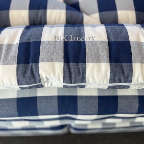 Image 1 of Hästens Eala Blue Check box spring - 180x200