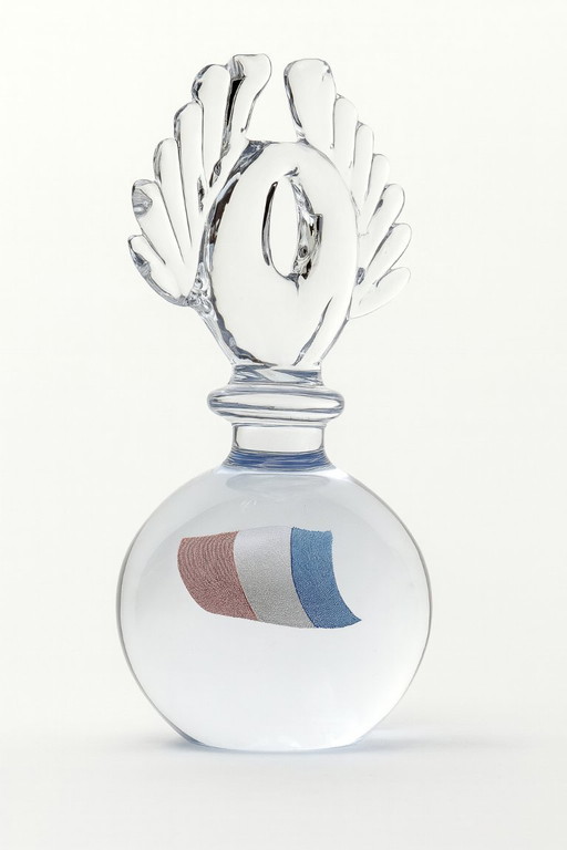 Mid-Century Sculptural Glass Piece, 1970s