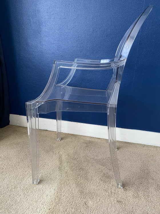 Image 1 of 2 Louis Ghost Crystal Chairs
