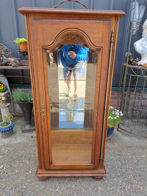 Classic Display Cabinet, Dinnerware Cabinet, Whisky Bar, Beverage Cabinet Dimensions 61x40cm and 130cm High