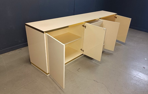 Vintage gelakt dressoir, jaren 1980