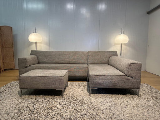 ZGAN Grey Design sur stock Canapé d'angle Bloq